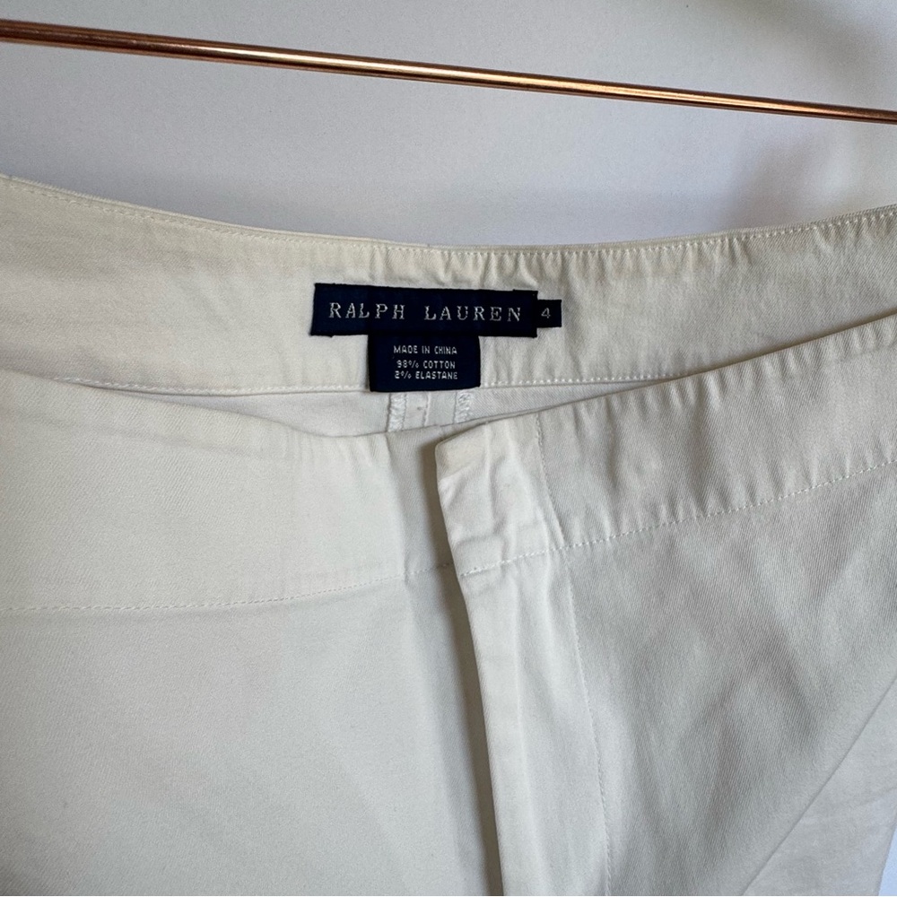 Ralph Lauren Women's Cream Chinos